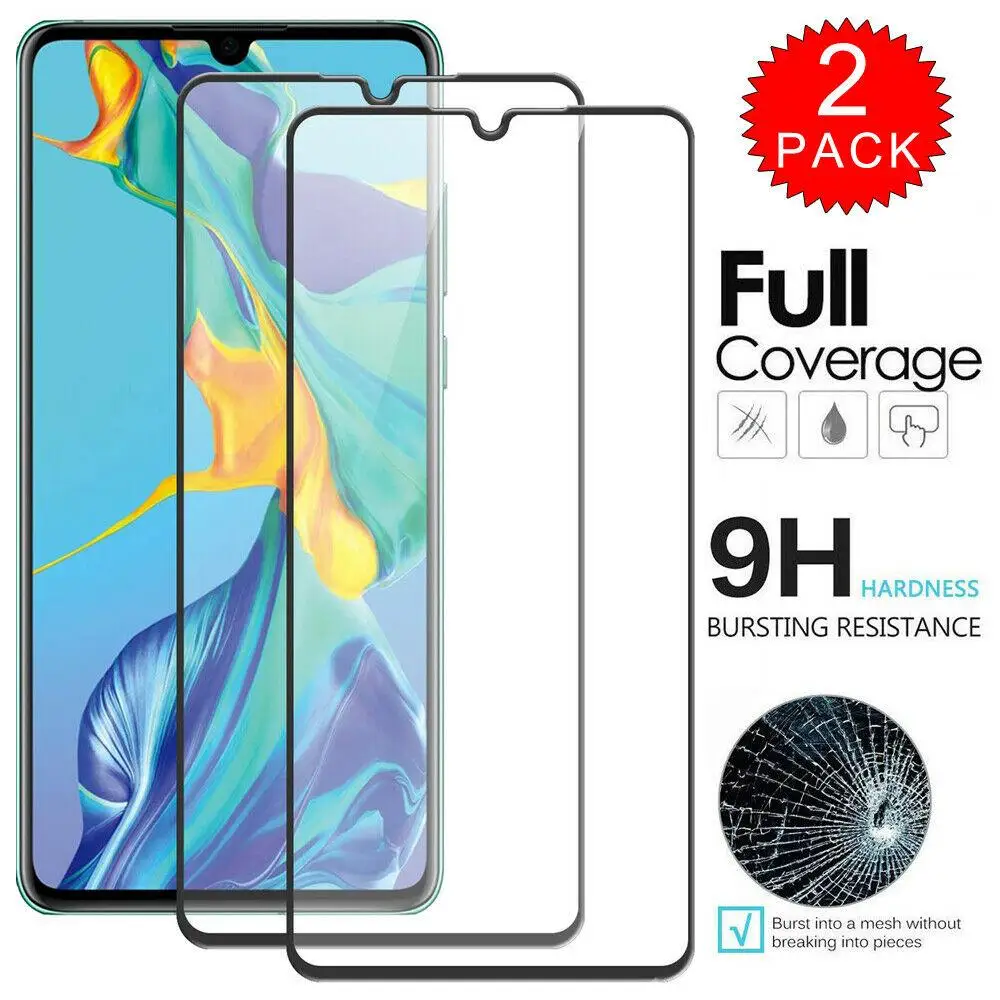 2 Упак. Закаленное стекло для Huawei Mate 20 30 Lite P20 P30 Honor Pro 9 10 lite 10i 20i 9X 8X P Smart Screen Protector film
