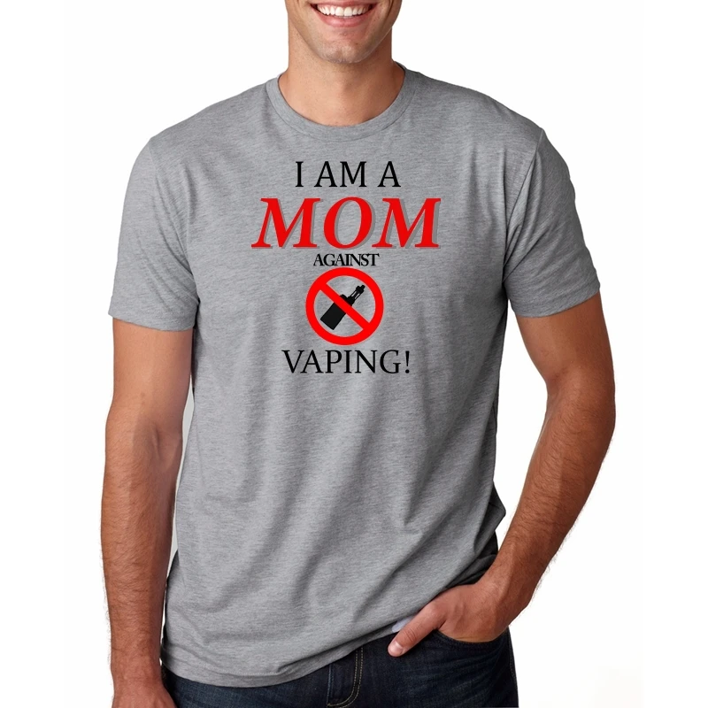2020 New hot men's summer men's casual short sleeved T-shirt I am a MOM against VAPING T-shirt
2020 New hot men's summer men's casual short sleeved T-shirt I am a MOM against VAPING T-shirt