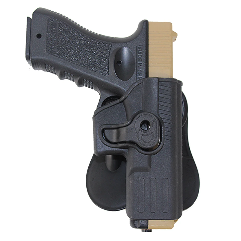 IMI Glock Gun Holster for GL17 18 19 22 23 26 32 43 Pistol Airsoft Case Belt Waist Holster glock Hunting equipment 
IMI Glock Gun Holster for GL17 18 19 22 23 26 32 43 Pistol Airsoft Case Belt Waist Holster glock Hunting equipment