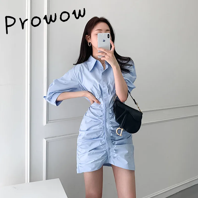 2021 Korean Summer New Pleated Women Dress Sexy V-Neck Drawstring Slim Lady Vestidos Female Puff Sleeve Short Thin Shirts Dress
2021 Korean Summer New Pleated Women Dress Sexy V-Neck Drawstring Slim Lady Vestidos Female Puff Sleeve Short Thin Shirts Dress