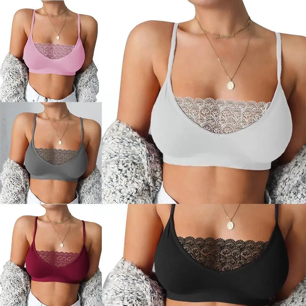 Sexy Lace Trim Perspective Suspenders Lingerie Crop Tube Bra Ring Camisole Slim Top Female Women Top No Corset Steel Tops T N1b2
Sexy Lace Trim Perspective Suspenders Lingerie Crop Tube Bra Ring Camisole Slim Top Female Women Top No Corset Steel Tops T N1b2