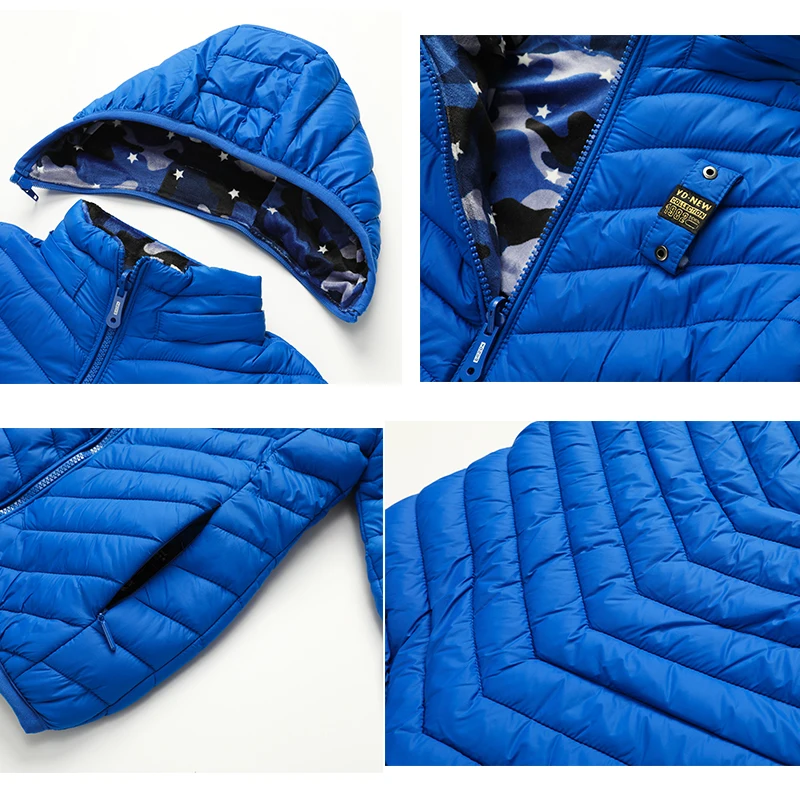 KOCMOC Boys Fashion Double Side Down Jacket Cotton Coats Detachable Cap Outerwear Warm Kids For Age 4-12 Years Old 82282
KOCMOC Boys Fashion Double Side Down Jacket Cotton Coats Detachable Cap Outerwear Warm Kids For Age 4-12 Years Old 82282