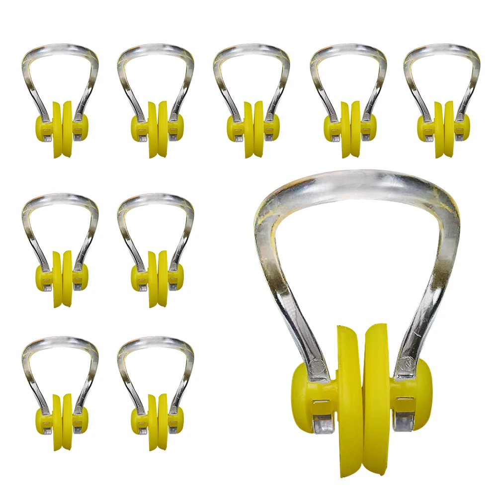 10pcs/lot High Quality Reusable Soft Silicone Swimming Nose Clip Comfortable Diving Surfing Swim Nose Clips For Adults Children
10pcs/lot High Quality Reusable Soft Silicone Swimming Nose Clip Comfortable Diving Surfing Swim Nose Clips For Adults Children