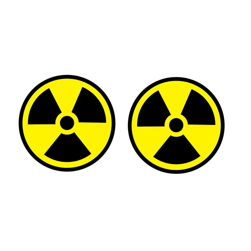 Hot 2PCS Car Stickers and Decals RADIATION SYMBOL Rear Windshield Trunk Decorative KK14*14cm Vinyl
Hot 2PCS Car Stickers and Decals RADIATION SYMBOL Rear Windshield Trunk Decorative KK14*14cm Vinyl