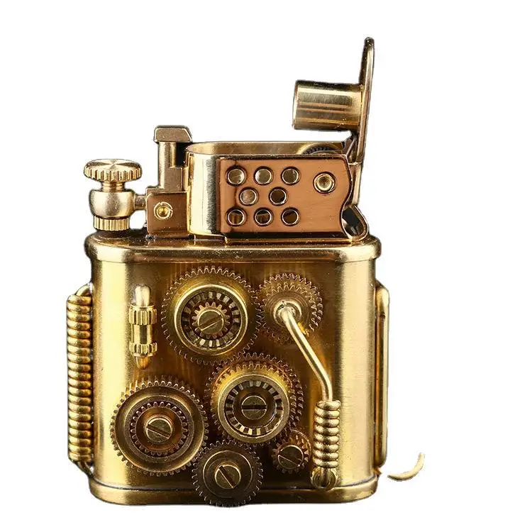 British series of old nine tooth Hong Kong body one click ignition bounce kerosene lighter
British series of old nine tooth Hong Kong body one click ignition bounce kerosene lighter