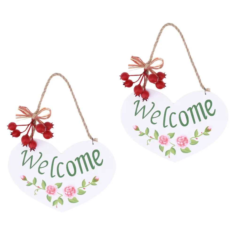 2Pcs Welcome Hanging Tags Door Wall Hanging Ornaments Creative Hanging Adornment
2Pcs Welcome Hanging Tags Door Wall Hanging Ornaments Creative Hanging Adornment