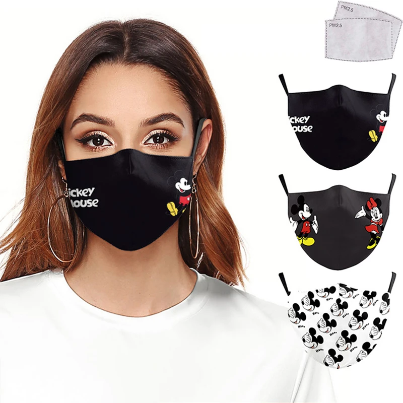 Disney Mickey Minnie Mouse Donald Duck Face Mask With Filters Adult Outdoor Anti Dust Reusable Washable Cartoon Mouth Mask
Disney Mickey Minnie Mouse Donald Duck Face Mask With Filters Adult Outdoor Anti Dust Reusable Washable Cartoon Mouth Mask