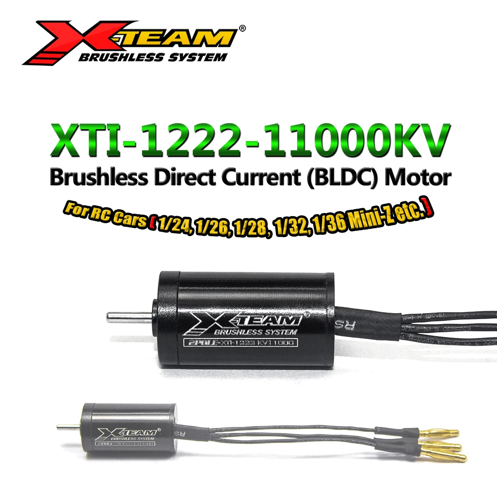 X TEAM 1222 11000KV BLDC бесщеточный двигатель для Mini Z 1/24 1/26 1/32 1/36 пульт дистанционного