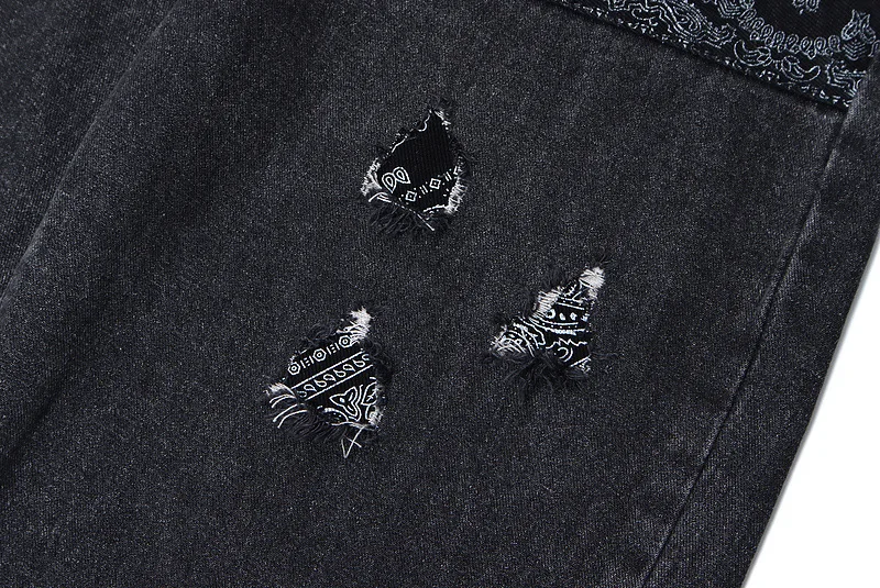 High New Kiryaquy men Luxurious hole Paisley West Coast CRIPS BLOODS jeans Cotton Denim Pants comfort casual jeans S-XL #D6
High New Kiryaquy men Luxurious hole Paisley West Coast CRIPS BLOODS jeans Cotton Denim Pants comfort casual jeans S-XL #D6