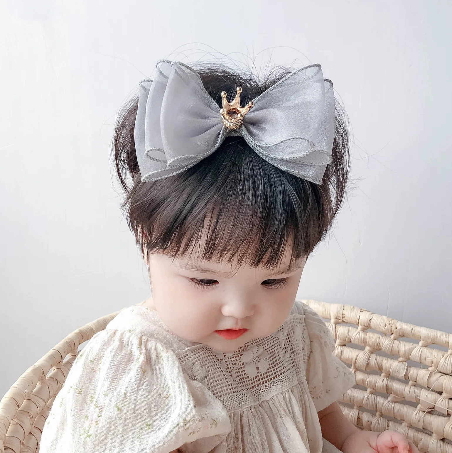 Summer baby hair accessories newborn net yarn bow knot hair band girl cute wild flower head 
Summer baby hair accessories newborn net yarn bow knot hair band girl cute wild flower head