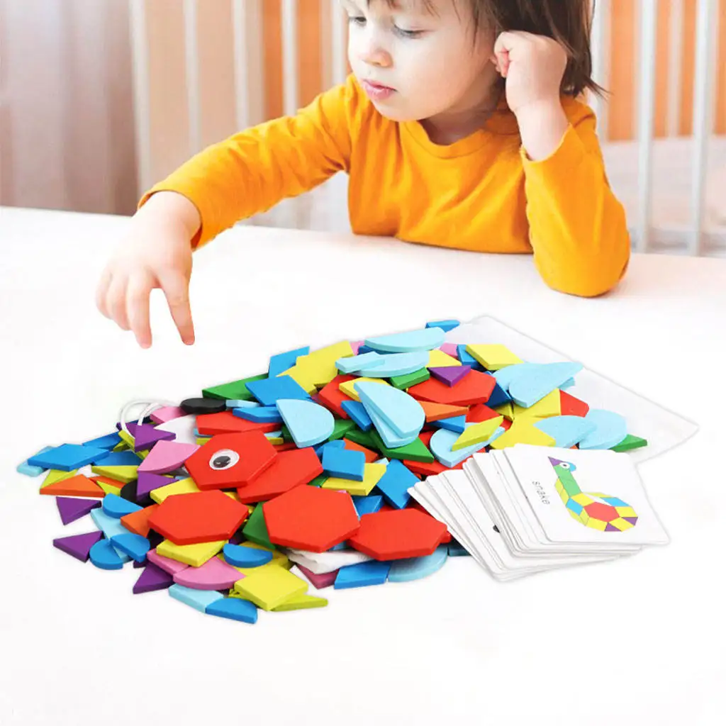 Головоломка Tangram с 30 узорами, Обучающие геометрические формы, блоки Монтессори, деревянные блоки с узорами для детей
Головоломка Tangram с 30 узорами, Обучающие геометрические формы, блоки Монтессори, деревянные блоки с узорами для детей