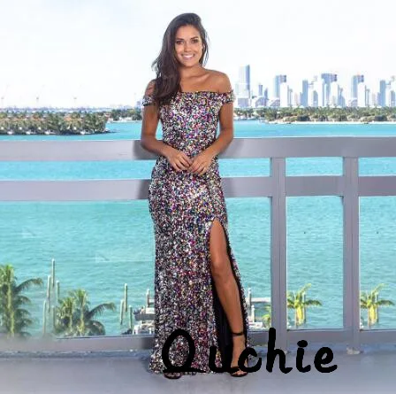 High Slit Sequins Mermaid Evening Dresses Off Shoulder Sexy robe soiree Islamic Dubai Kaftan Saudi Arabic Prom Gown
High Slit Sequins Mermaid Evening Dresses Off Shoulder Sexy robe soiree Islamic Dubai Kaftan Saudi Arabic Prom Gown