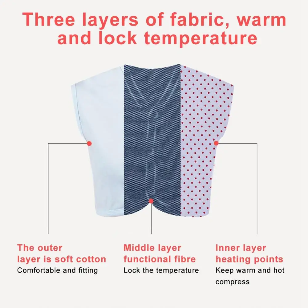 Infrared Self Heating Hot Compress Magnetic Therapy Tourmaline Waistcoat Vest Back Shoulder Protector for Woman Man Posture Belt
Infrared Self Heating Hot Compress Magnetic Therapy Tourmaline Waistcoat Vest Back Shoulder Protector for Woman Man Posture Belt