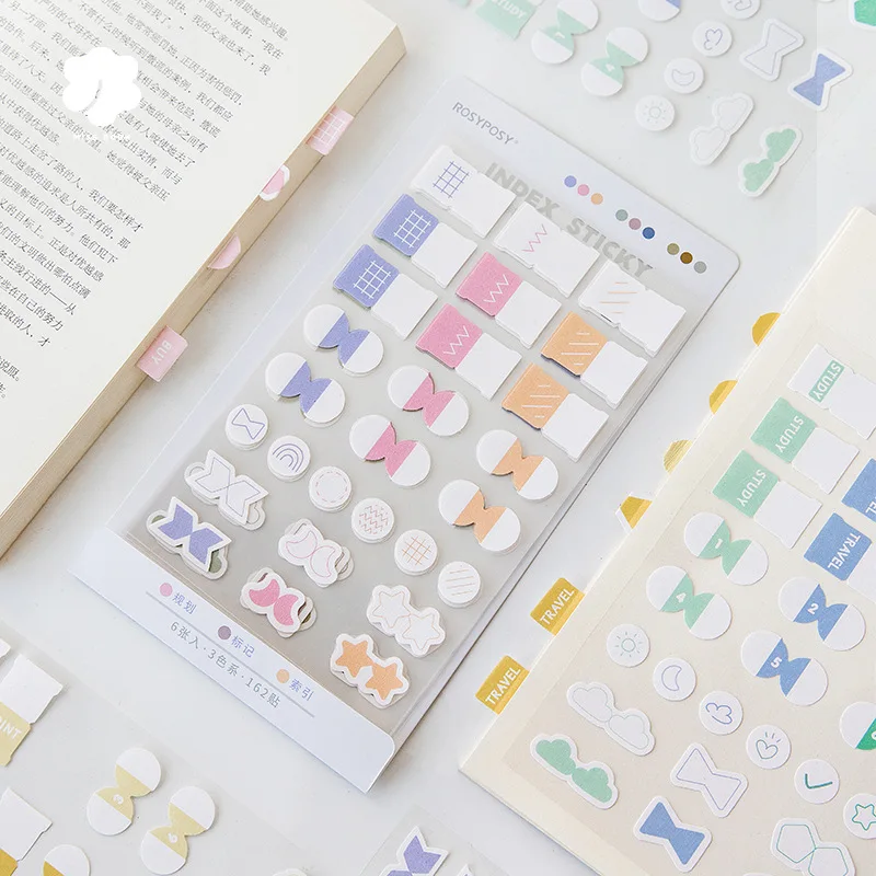 162pcs Message Memo Index Sticker Small Fresh Memo Index Label Instruction Sticker Cute Journal Stickers Scrapbooking Stationery
162pcs Message Memo Index Sticker Small Fresh Memo Index Label Instruction Sticker Cute Journal Stickers Scrapbooking Stationery
