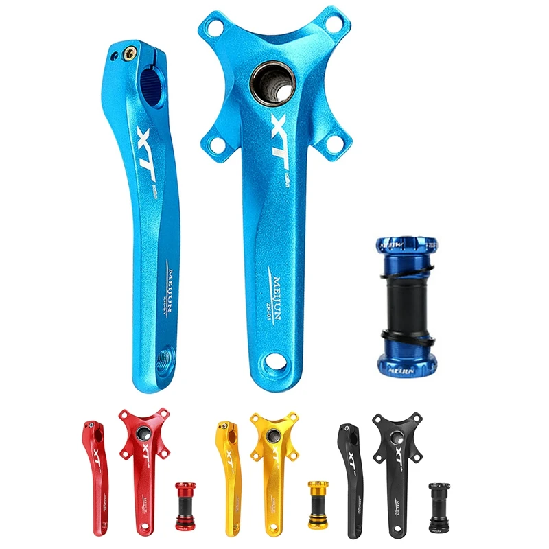 MEIJUN Bike Crank Arm Set Kit Aluminum Alloy Hollow Integral Bike Crankset Repair Accessory 170mm for MTB Road Bicycle
MEIJUN Bike Crank Arm Set Kit Aluminum Alloy Hollow Integral Bike Crankset Repair Accessory 170mm for MTB Road Bicycle