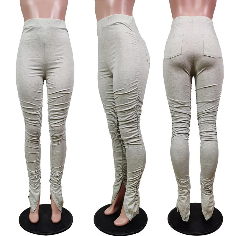 hirigin Sexy Fashion Stacked Leggings Fall Women Clothing Side Split Ruched Trousers Streetwear Elastic High Waist Bodycon Pants
hirigin Sexy Fashion Stacked Leggings Fall Women Clothing Side Split Ruched Trousers Streetwear Elastic High Waist Bodycon Pants