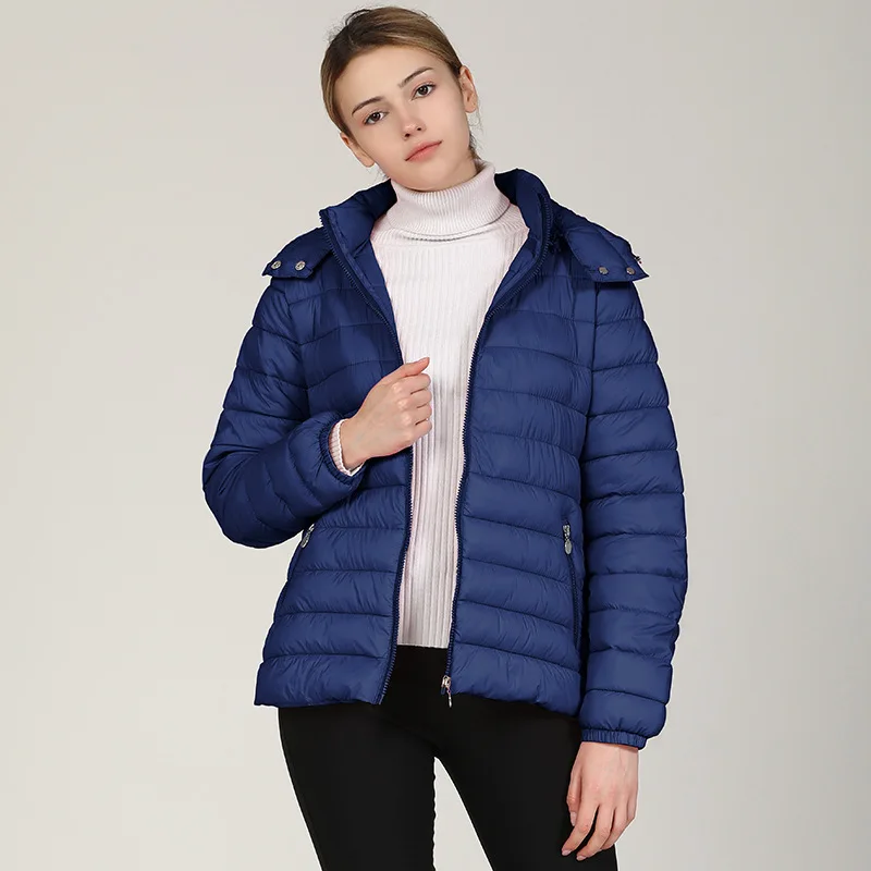 2020 European American New Style Casual Short Women's Padded Jacket, Sub-light and Solid Color Autumn and Winter Padded Jacket 
2020 European American New Style Casual Short Women's Padded Jacket, Sub-light and Solid Color Autumn and Winter Padded Jacket