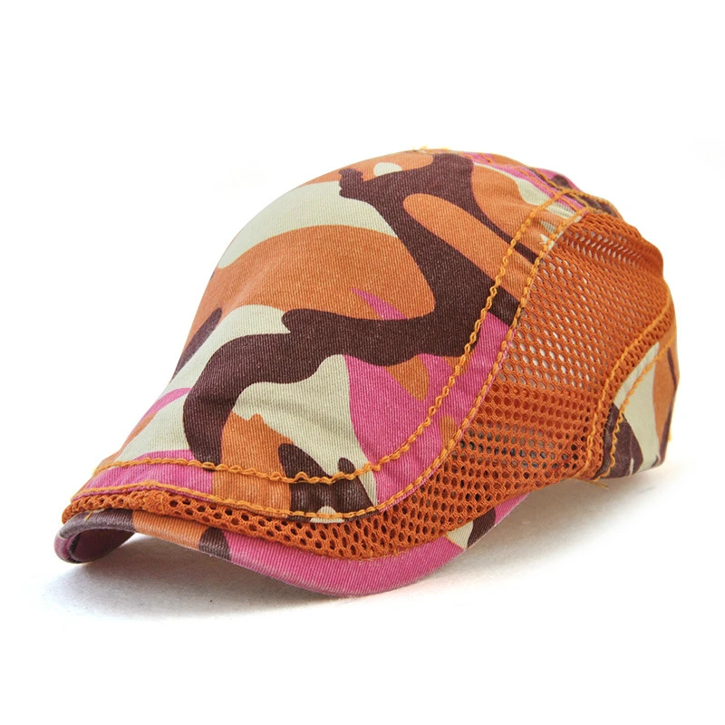 Summer Women Berets Cap Mesh Hat Fashion Camouflage Beret Cap Lady Visors Casquette
Summer Women Berets Cap Mesh Hat Fashion Camouflage Beret Cap Lady Visors Casquette