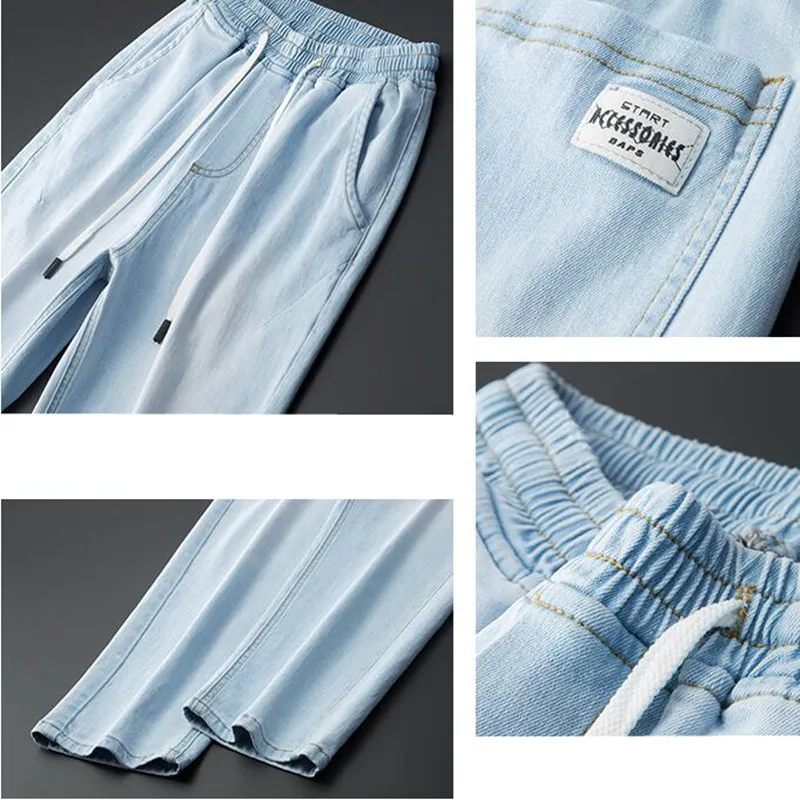 2021 Brand Clothing Summer Men Jeans Cotton Denim Hip Hop Harem Pants Joggers Streetwear Slim Gray Pants Hombre Trousers Male
2021 Brand Clothing Summer Men Jeans Cotton Denim Hip Hop Harem Pants Joggers Streetwear Slim Gray Pants Hombre Trousers Male