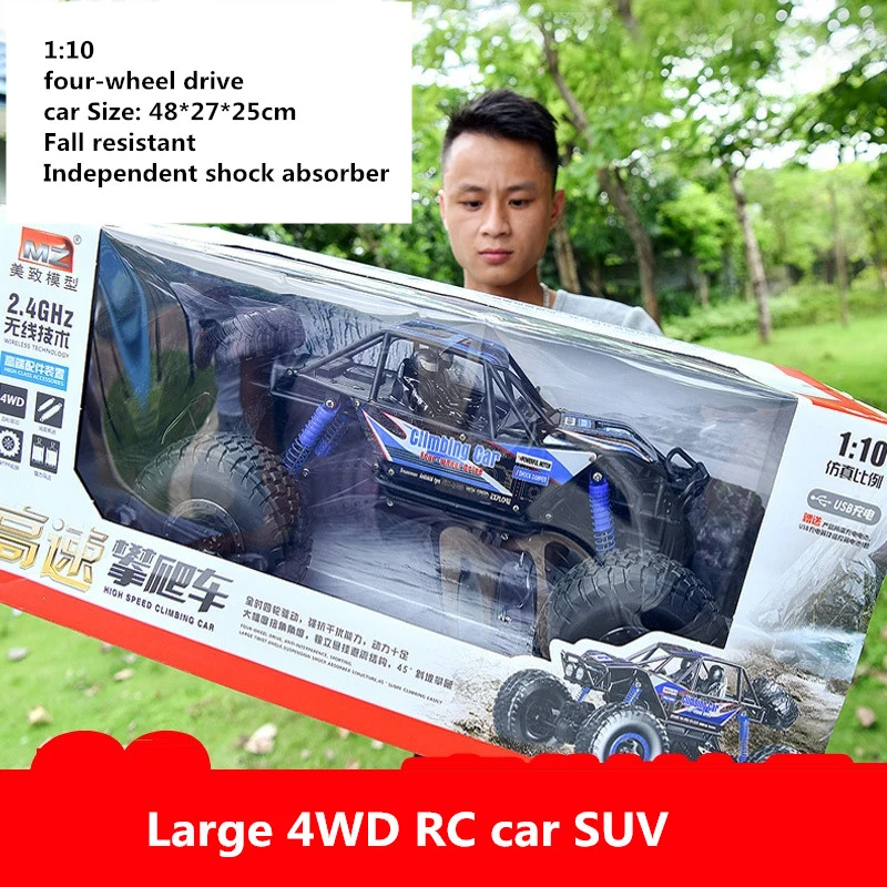 48cm Super Large Rc Car 1:10 4WD High Speed Buggy Climbing Car Drift Racing Three Motor With light 2.4G Remote Control Car toys
48cm Super Large Rc Car 1:10 4WD High Speed Buggy Climbing Car Drift Racing Three Motor With light 2.4G Remote Control Car toys