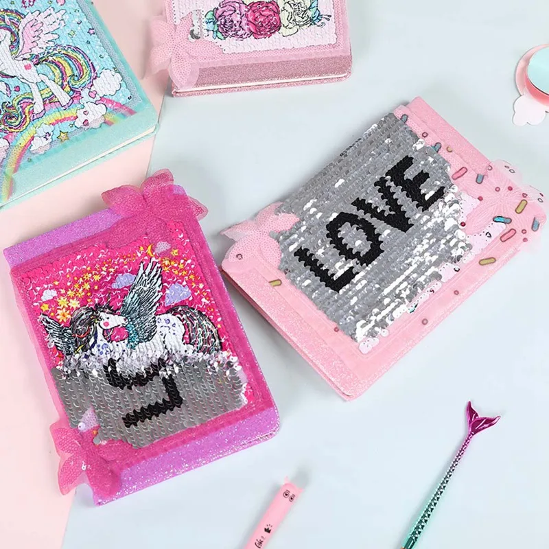 Kawaii Unicorn Sequins Notebook Diary Book Kids Gift Stationery Student Rewarding School Office Supply Journal Agenda Organizer
Kawaii Unicorn Sequins Notebook Diary Book Kids Gift Stationery Student Rewarding School Office Supply Journal Agenda Organizer