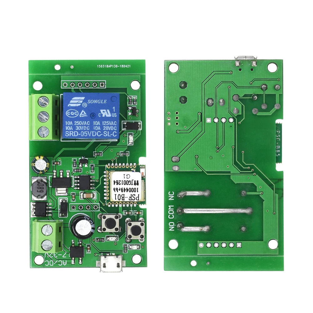 TISHRIC Inching/ Self-locking/ Timing Wifi Wireless Switch Remote Switch 5-32V Wifi Smart Home Automation Module APP Control
TISHRIC Inching/ Self-locking/ Timing Wifi Wireless Switch Remote Switch 5-32V Wifi Smart Home Automation Module APP Control