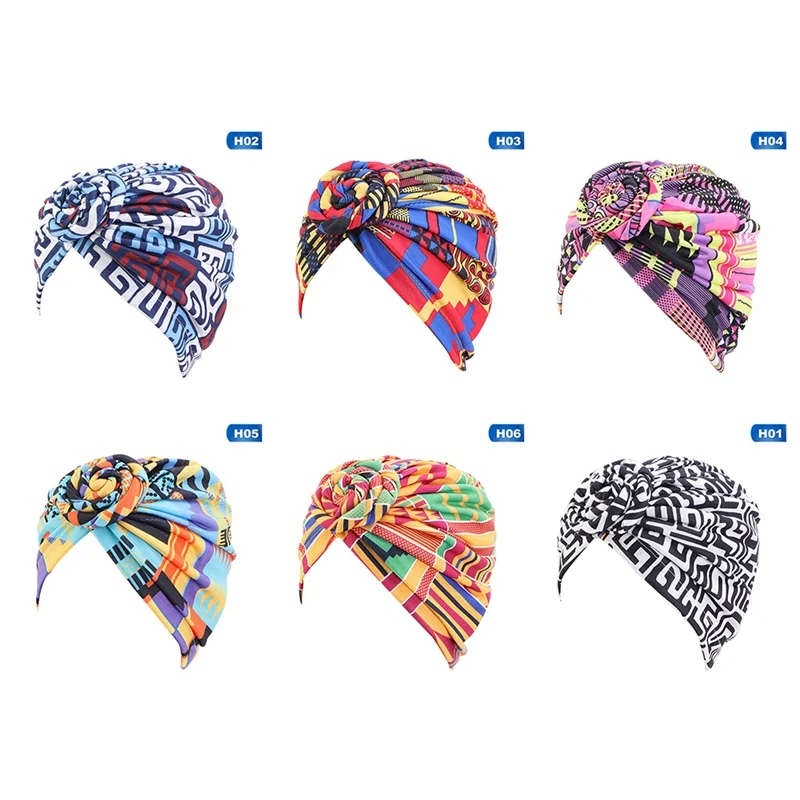 New Women African Pattern Knotted Flower Turban Muslim Turban Twist Knot India Hat Ladies Chemo Cap Bandanas Hair Accessories
New Women African Pattern Knotted Flower Turban Muslim Turban Twist Knot India Hat Ladies Chemo Cap Bandanas Hair Accessories