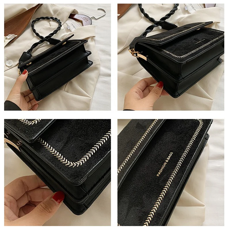 Vintage Handbags Women 2020 Fashion Suede Handbag Women Small Underarm Bags Fashion Pu Leather Retro Mini Suede Shoulder Bags
Vintage Handbags Women 2020 Fashion Suede Handbag Women Small Underarm Bags Fashion Pu Leather Retro Mini Suede Shoulder Bags