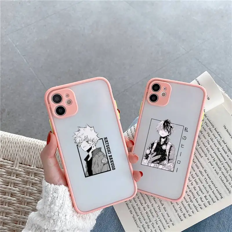 Hero Academia Deku Bakugou Boku No Hero Phone Case matte transparent For iphone 7 8 11 12 13 plus mini x xs xr pro max cover
Hero Academia Deku Bakugou Boku No Hero Phone Case matte transparent For iphone 7 8 11 12 13 plus mini x xs xr pro max cover