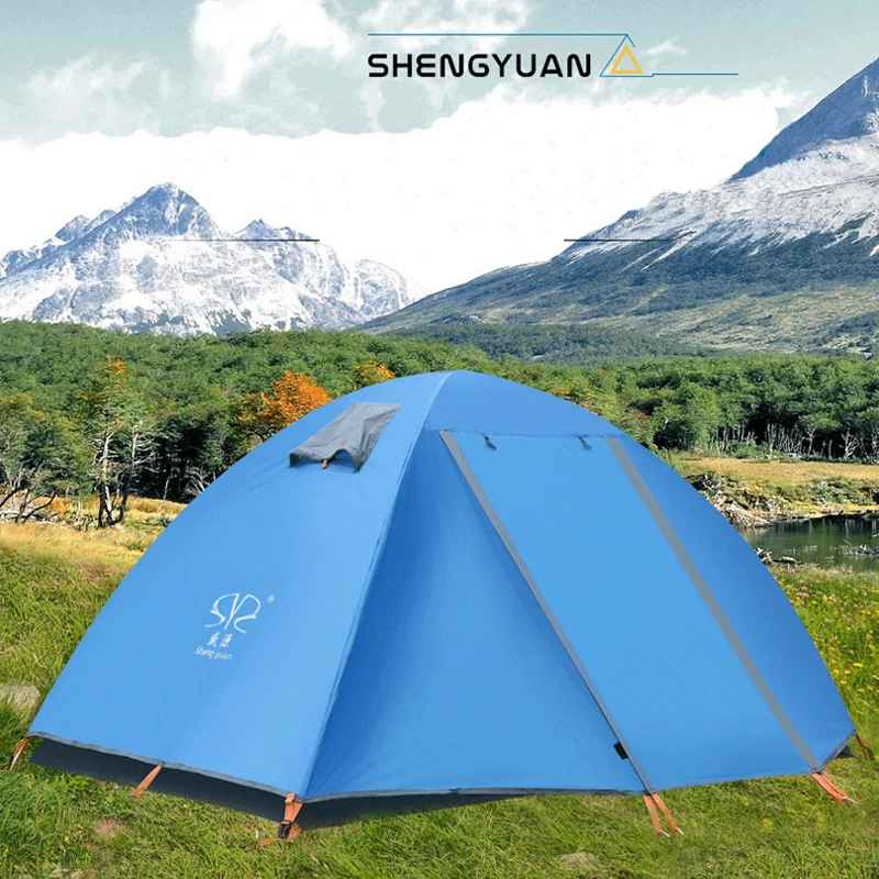 1-2 Person Camping Tents Waterproof Breathable Double Layer Outdoor Hiking Aluminum Alloy Bracket Picnic Large Family Tent
1-2 Person Camping Tents Waterproof Breathable Double Layer Outdoor Hiking Aluminum Alloy Bracket Picnic Large Family Tent