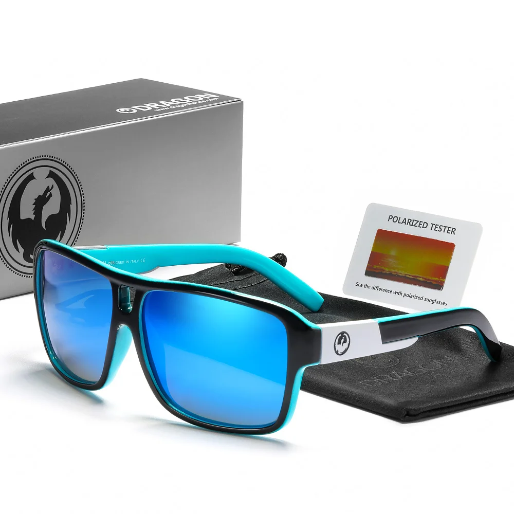 Dragon Polarized Sunglasses Men Women Square Jam Designed Male Black Sports Sun Glasses gafas de sol hombre Polarization
Dragon Polarized Sunglasses Men Women Square Jam Designed Male Black Sports Sun Glasses gafas de sol hombre Polarization