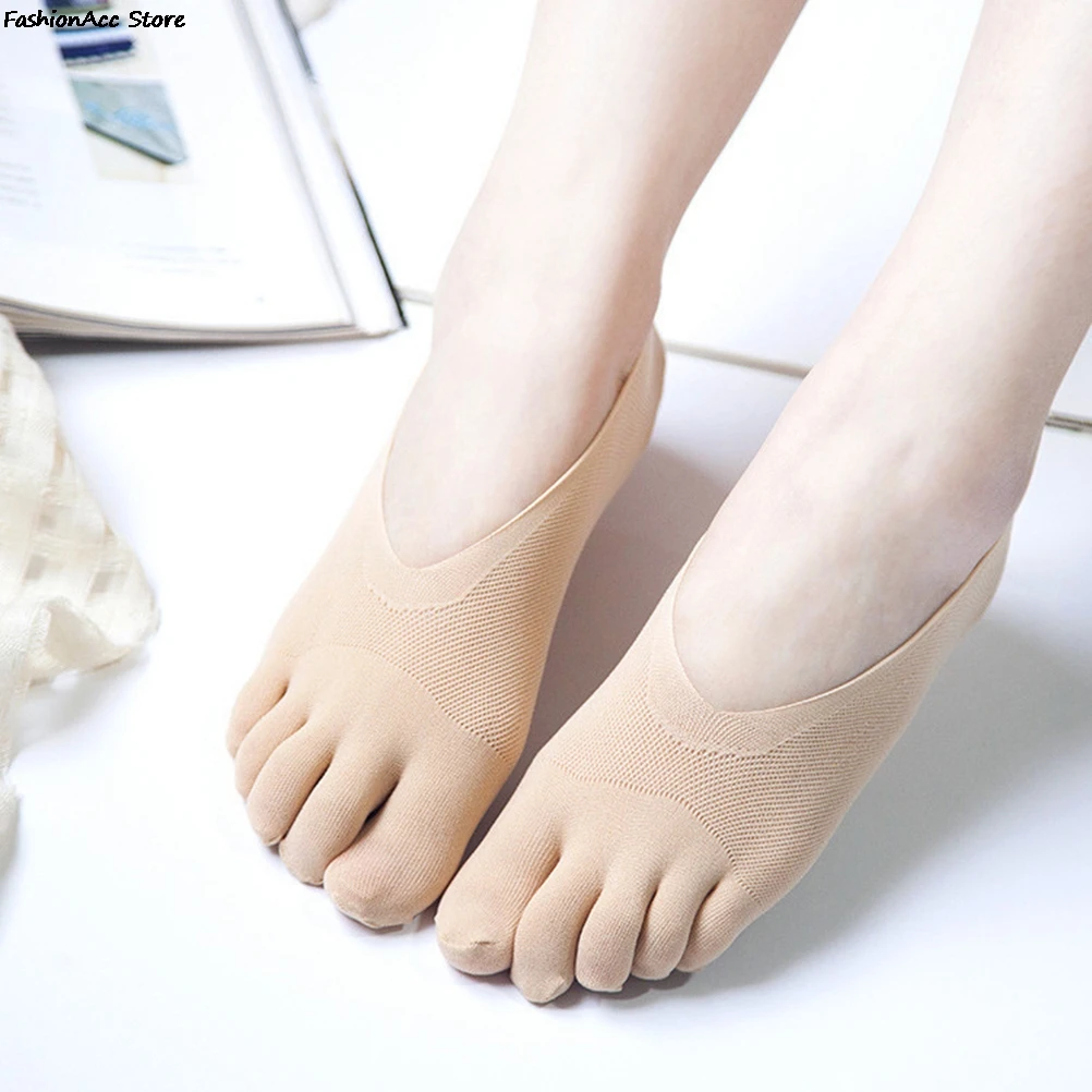 1 Pair Fashion Women Cotton Blend Lace Antiskid Invisible Low Cut Socks Five Toe Ankle Sock Summer Thin Invisibility Non Slip
1 Pair Fashion Women Cotton Blend Lace Antiskid Invisible Low Cut Socks Five Toe Ankle Sock Summer Thin Invisibility Non Slip