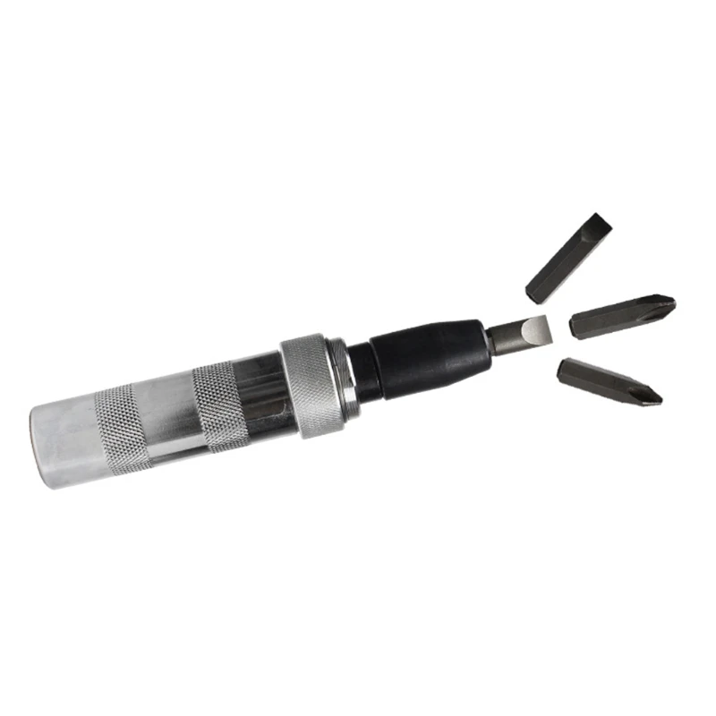 Impact Driver Set Screwdriver Kit Hand Tools Set with 5 Drive Bits for Loosening Firmly Tightened or Rusted Screws
Impact Driver Set Screwdriver Kit Hand Tools Set with 5 Drive Bits for Loosening Firmly Tightened or Rusted Screws