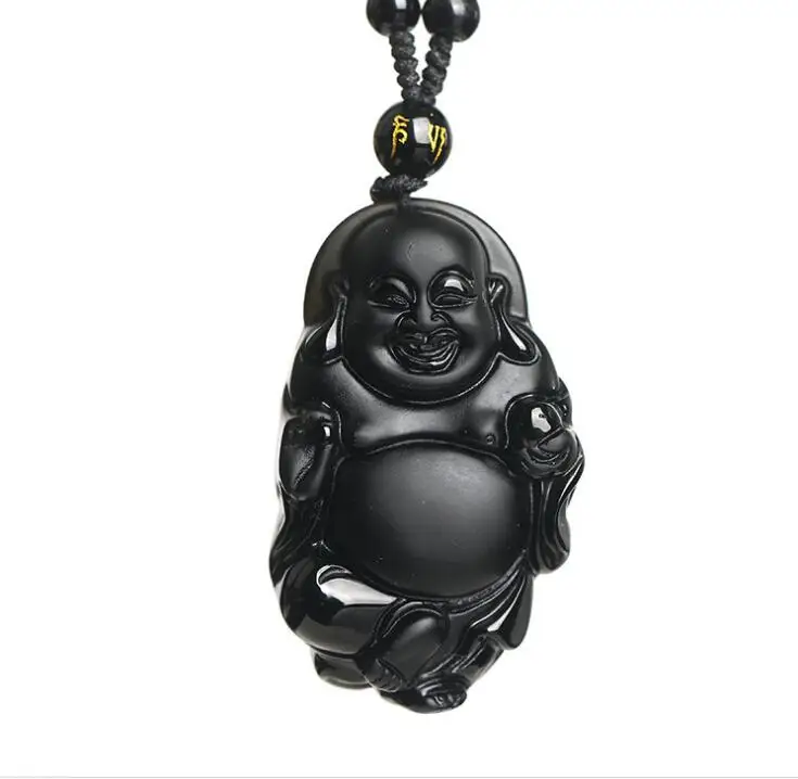 Natural obsidian three-dimensional station Buddha peace pendant men and women crystal jewelry gifts men and women necklace Fine
Natural obsidian three-dimensional station Buddha peace pendant men and women crystal jewelry gifts men and women necklace Fine