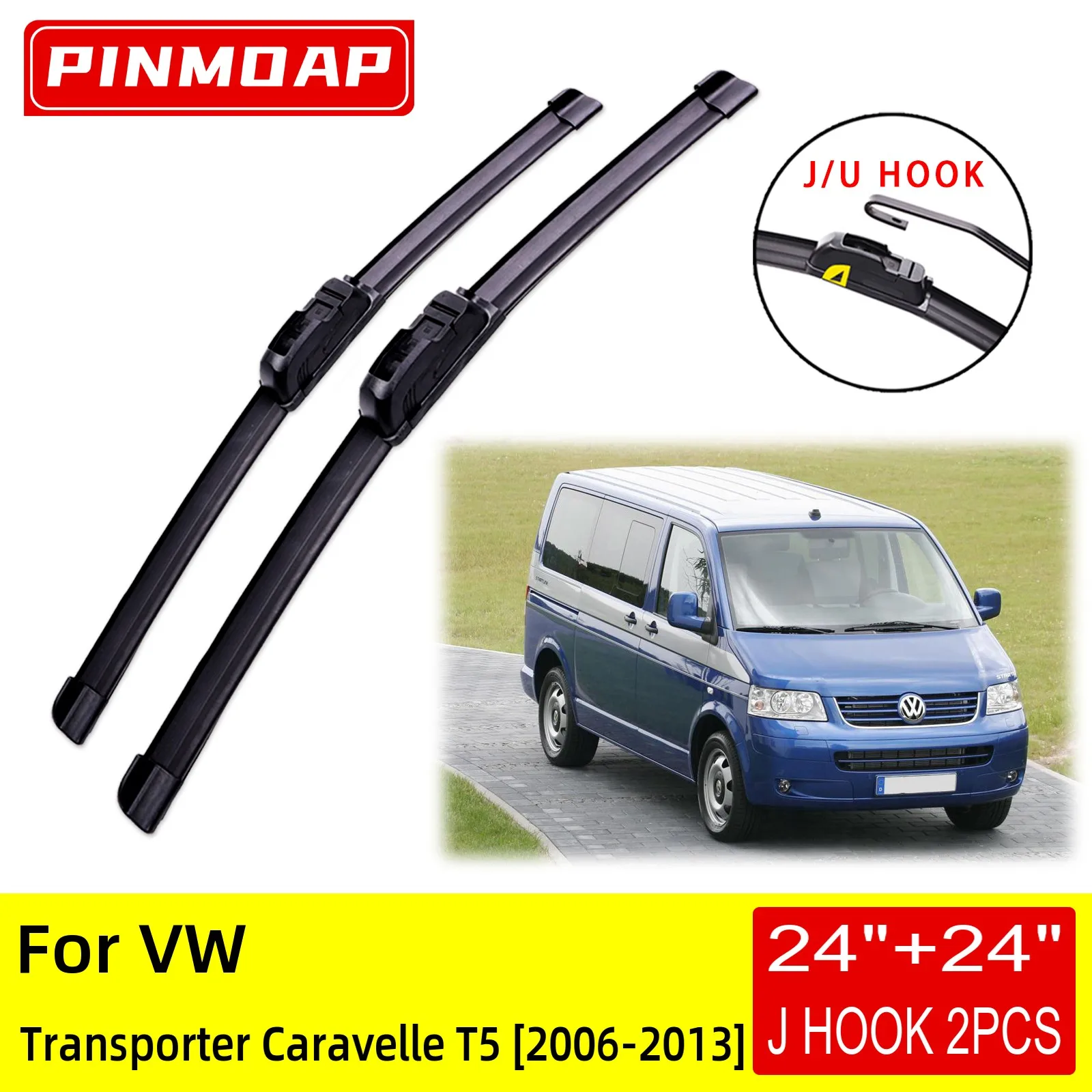 For VW Transporter Caravelle T5 2006 2007 2008 2009 2010 2011 2012 Front Wiper Blades Brushes Cutter Accessories U J Hook
For VW Transporter Caravelle T5 2006 2007 2008 2009 2010 2011 2012 Front Wiper Blades Brushes Cutter Accessories U J Hook