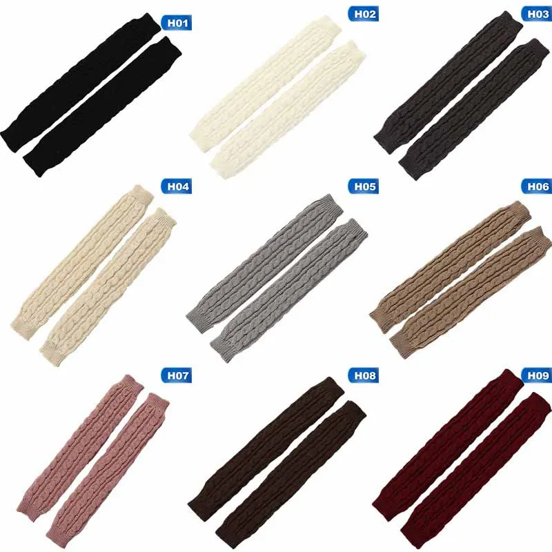 1 Pair Autumn Winter Half-finger Woolen Gloves Girls Long Figure Knitted Fingerless Sleeve Cover Arm Cover Women Riding Mittens
1 Pair Autumn Winter Half-finger Woolen Gloves Girls Long Figure Knitted Fingerless Sleeve Cover Arm Cover Women Riding Mittens