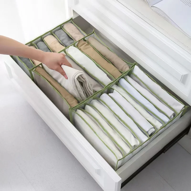 9 Grids Jeans Separation Storage Organizer Boxs Foldable Drawers Organizer Mesh Layered clothes Pants Storage box
9 Grids Jeans Separation Storage Organizer Boxs Foldable Drawers Organizer Mesh Layered clothes Pants Storage box