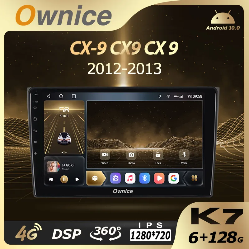 Ownice K7 6G RAM 128 ROM Android 10.0 Car Autoradio for Mazda CX-9 CX9 CX 9 2012-2013 Audio Radio 4G LTE 5G Wifi Optical Coaxial
Ownice K7 6G RAM 128 ROM Android 10.0 Car Autoradio for Mazda CX-9 CX9 CX 9 2012-2013 Audio Radio 4G LTE 5G Wifi Optical Coaxial
