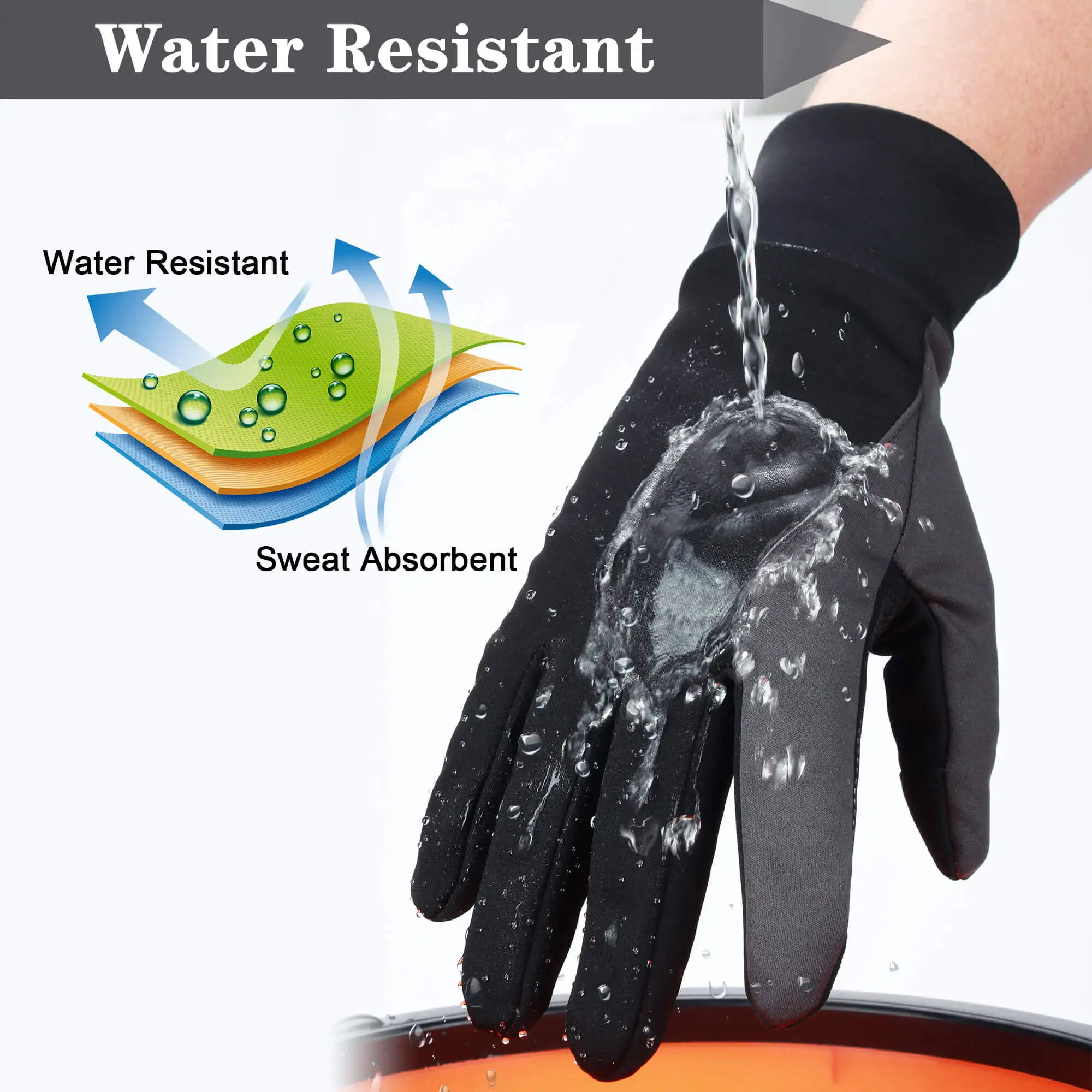 Running Gloves Touch Screen Gloves Sports Winter Outdoor Warm Windproof Waterproof Below Zero Driver Gloves For Men Women
Running Gloves Touch Screen Gloves Sports Winter Outdoor Warm Windproof Waterproof Below Zero Driver Gloves For Men Women
