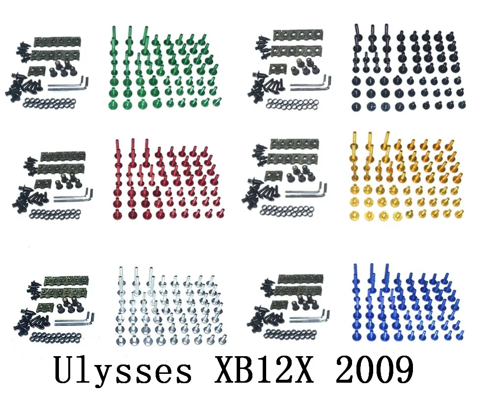 

Мотоцикл Полный Обтекатель Болты Комплект болты для кузовных работ для Fit BUELL Ulysses XB12X 2009