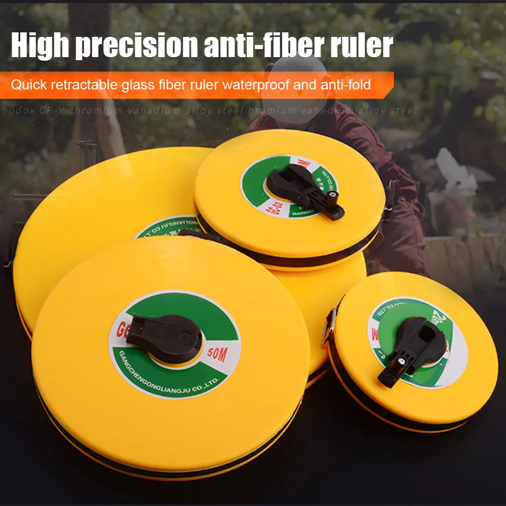 Newly 10/20/30/50/100M Hand Disc Ruler Carpenter Metric Measuring Meter Tape Measure Tool
Newly 10/20/30/50/100M Hand Disc Ruler Carpenter Metric Measuring Meter Tape Measure Tool