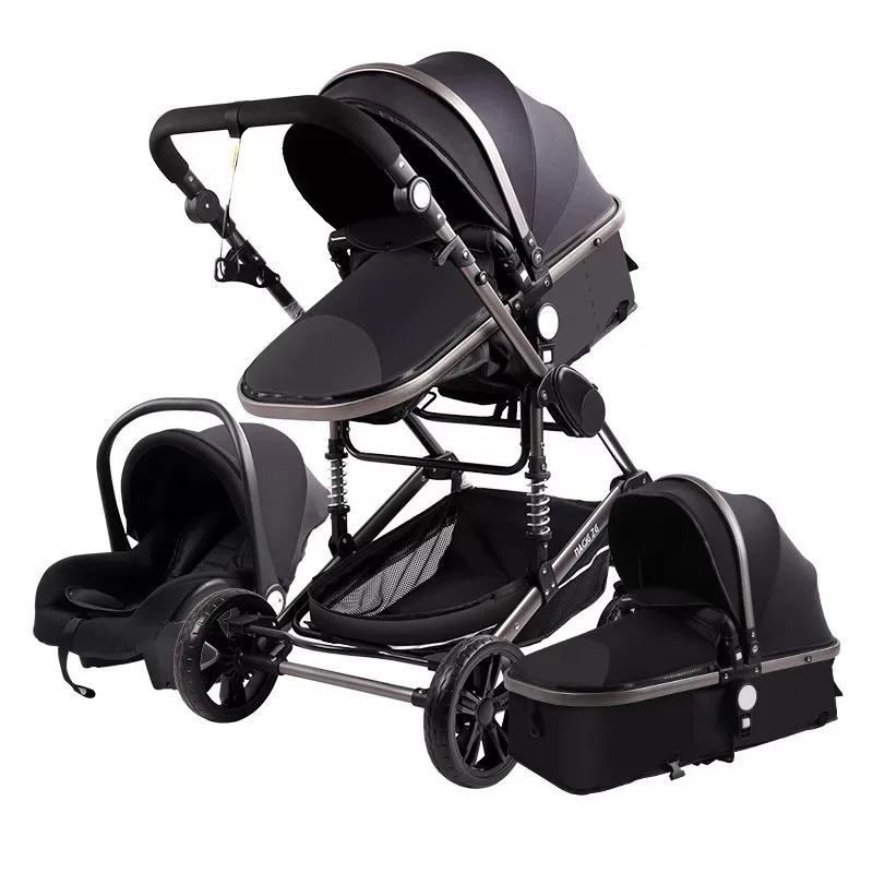 Luxurious Baby Stroller 3 in 1 Portable Travel Baby Carriage Folding Prams Aluminum Frame High Landscape Car for Newborn Baby
Luxurious Baby Stroller 3 in 1 Portable Travel Baby Carriage Folding Prams Aluminum Frame High Landscape Car for Newborn Baby