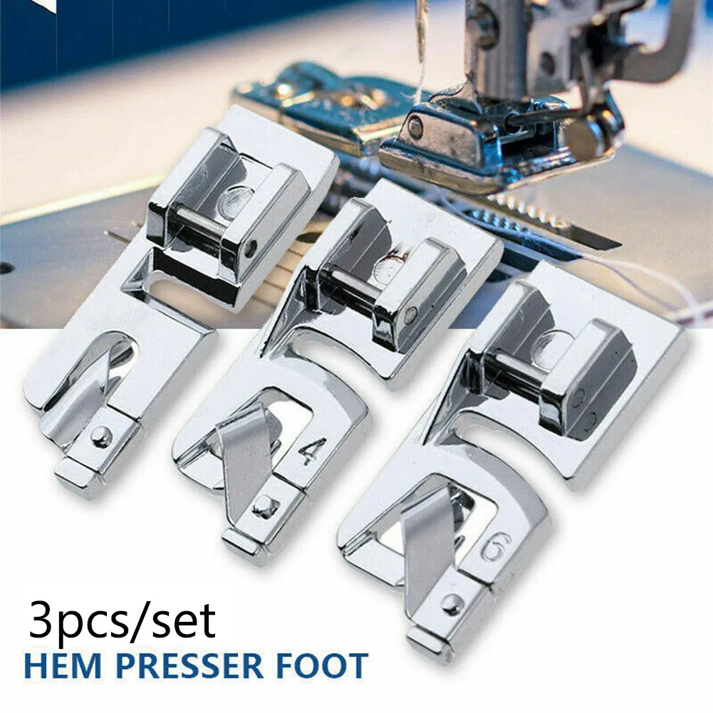 3Pcs Sewing Accessories Narrow Rolled Hem Sewing Machine Presser Foot 5BB5569 For Brother Singer Sewing Accessories
3Pcs Sewing Accessories Narrow Rolled Hem Sewing Machine Presser Foot 5BB5569 For Brother Singer Sewing Accessories