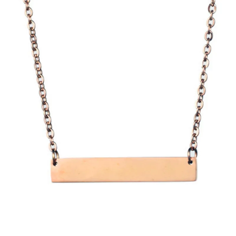 MOFLO Designs Stainless Steel Engraved Bar Pendant Necklace Customized Blank Bar Necklace For Couple Gift
MOFLO Designs Stainless Steel Engraved Bar Pendant Necklace Customized Blank Bar Necklace For Couple Gift