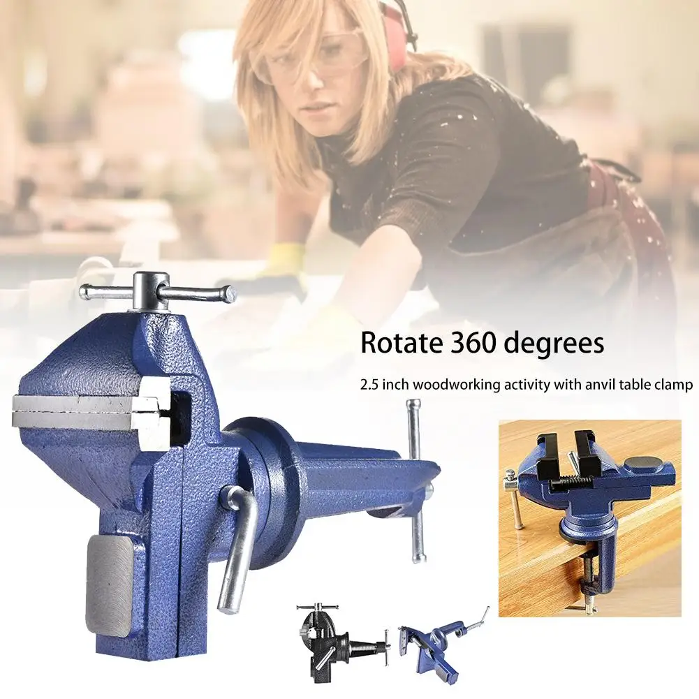 2.5inch Table Vise Clamp 360 Rotating Home Vise Clamp On Vise For Woodworking Carpenter Desktop Machines Tool 60mm/ 80mm Choose
2.5inch Table Vise Clamp 360 Rotating Home Vise Clamp On Vise For Woodworking Carpenter Desktop Machines Tool 60mm/ 80mm Choose