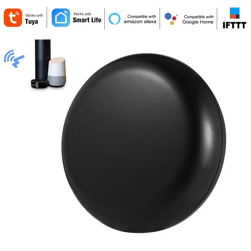 WiFi-IR Remote IR Control Hub Wi-Fi(2.4Ghz) Enabled Infrared Universal Remote Controller For Air Conditioner Tuya Smart Life APP
WiFi-IR Remote IR Control Hub Wi-Fi(2.4Ghz) Enabled Infrared Universal Remote Controller For Air Conditioner Tuya Smart Life APP