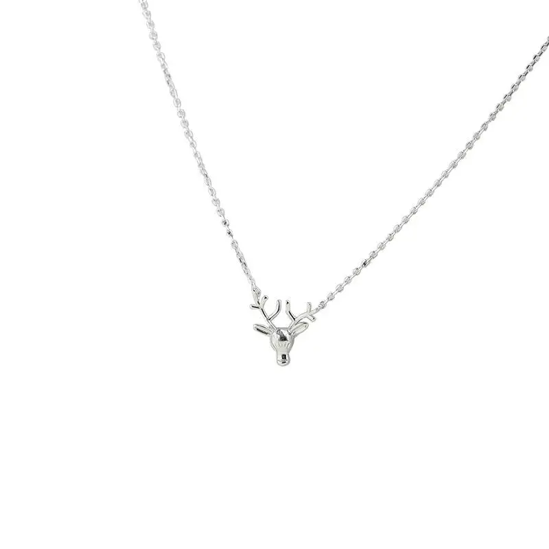 S925 Sterling Silver Necklace for Women 925 Sterling Silver Antler Pendant Clavicle Chain for Wedding Gifts Jewelry Collares
S925 Sterling Silver Necklace for Women 925 Sterling Silver Antler Pendant Clavicle Chain for Wedding Gifts Jewelry Collares