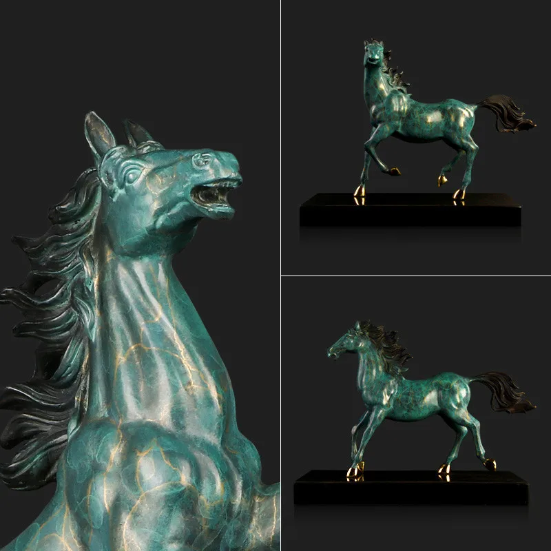 Copper horse ornaments home ornaments opening gift engraving moving office study living room decoration gift success 
Copper horse ornaments home ornaments opening gift engraving moving office study living room decoration gift success