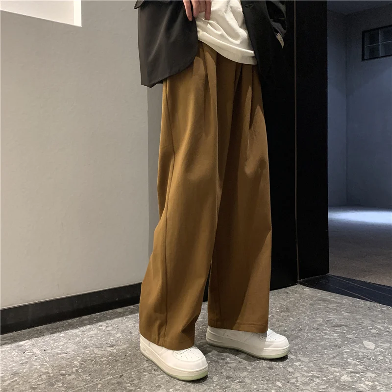 Autumn Cotton Casual Pants Men Fashion Wide-leg Pants Men Streetwear Loose Hip-hop Straight Pants Mens Oversized Trousers M-2XL
Autumn Cotton Casual Pants Men Fashion Wide-leg Pants Men Streetwear Loose Hip-hop Straight Pants Mens Oversized Trousers M-2XL