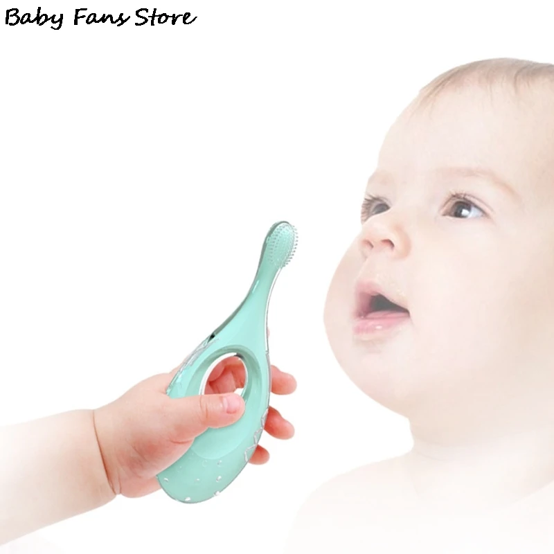 Baby Toothbrush Food Grade Silicone Teeth Brush Suitable for 0-3 year Toddler Newborn Tooth Cleaning Tool Training Cleaner Soft
Baby Toothbrush Food Grade Silicone Teeth Brush Suitable for 0-3 year Toddler Newborn Tooth Cleaning Tool Training Cleaner Soft